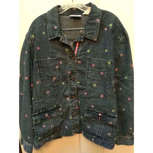 ALFRED DUNNER  long sleeve plus size jacket 18 - Picture 1 of 3